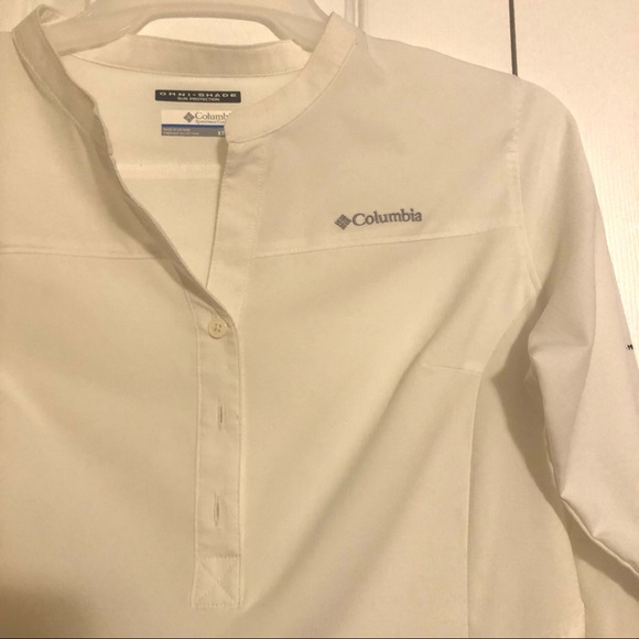 Columbia Polo Casual Shirt Long sleeve sun protective  sz XS - Picture 2 of 7